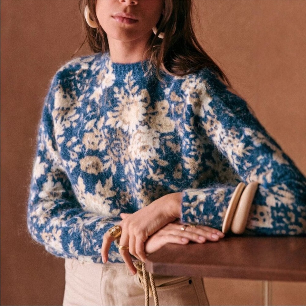 Sezane Azalee sweater size S - Picture 2 of 9